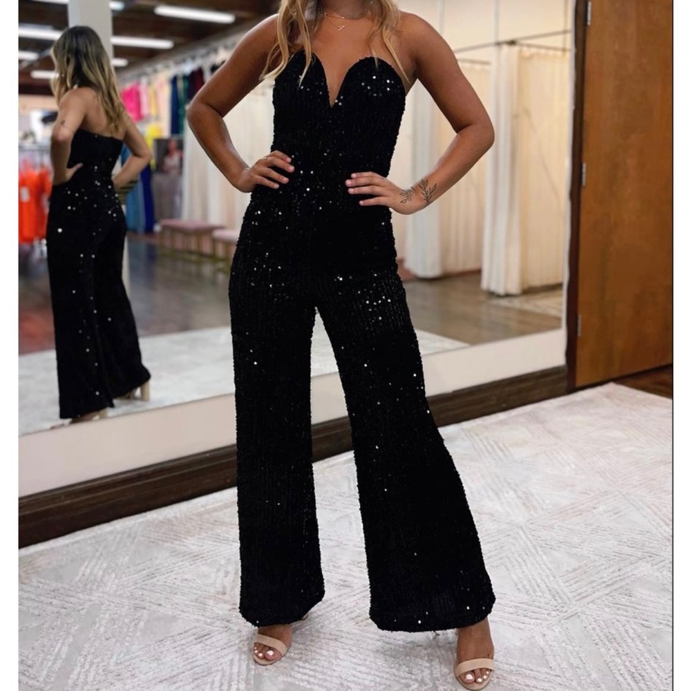 Black jumpsuit for prom